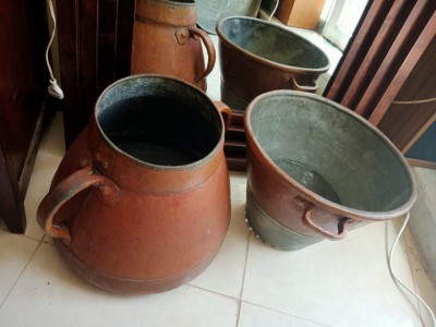 Grande Marmite Couscoussier en cuivre LIQUIDATION