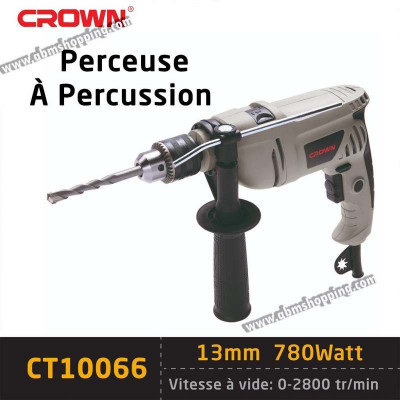 Perceuse A Percussion 780W 13mm – Crown