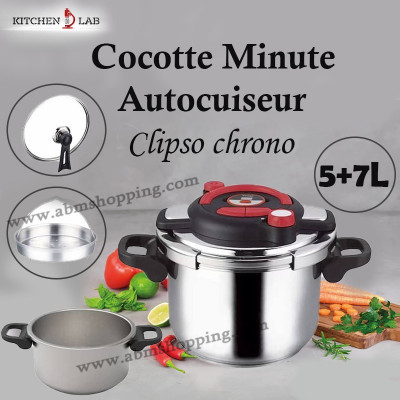 Cocotte Minute Autocuiseur Clipso chrono 5+7L | KITCHEN LAB