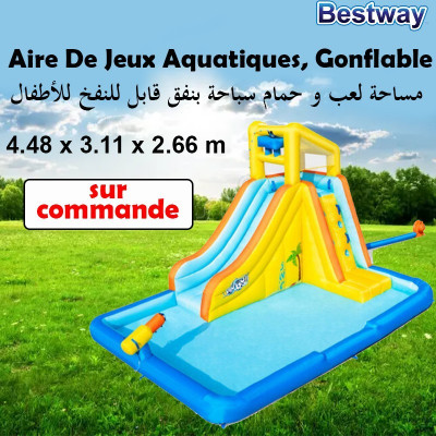 Aire De Jeux Aquatiques, Gonflable 448 x 311 x 266 Cm  Bestway