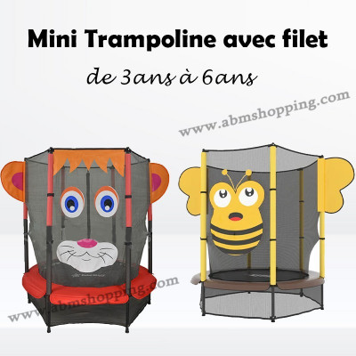 Mini Trampoline avec filet | AMIRSTAR