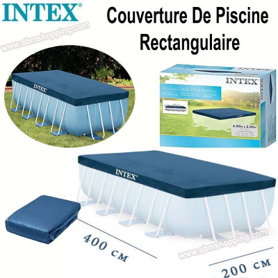 Couverture de piscine Rectangulaire 400*200 cm Intex