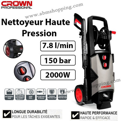 Nettoyeur Haute Pression 2000W 150Bar | CROWN