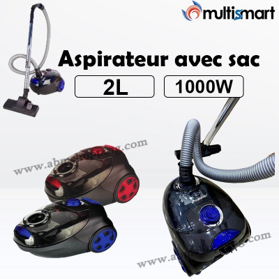 Aspirateur avec sac 1000 W 2L | Multismart