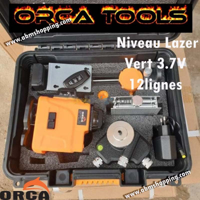 Niveau Laser Vert 3.7V 12 Ligne - Orca