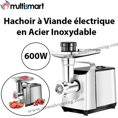 Hachoir Viande Électrique - Hv4 - Me452839 - 2000W - Gris/Noir