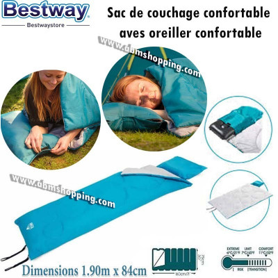 آخر-sac-de-couchage-confortable-avec-oreiller-gonflable-pavillo-bestway-دار-البيضاء-الجزائر