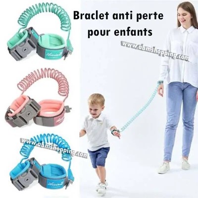Bracelet anti perte pour enfants avec fermeture Clé
