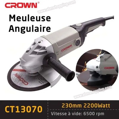 Tronçonneuse, Meuleuse Angulaire 2200W  Crown