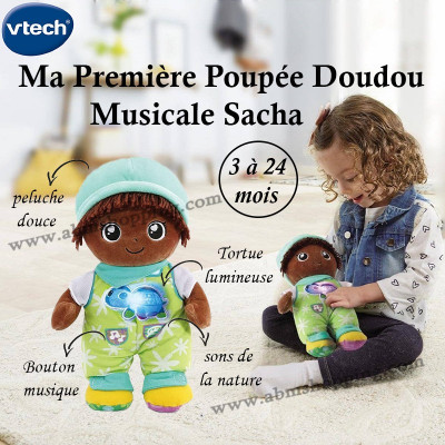 منتجات-الأطفال-ma-premiere-poupee-doudou-musicale-sacha-vtech-برج-الكيفان-الجزائر