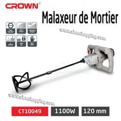 Malaxeur de mortier 1100w – Crown