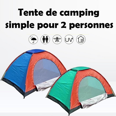Tente de camping simple pour 2 personnes