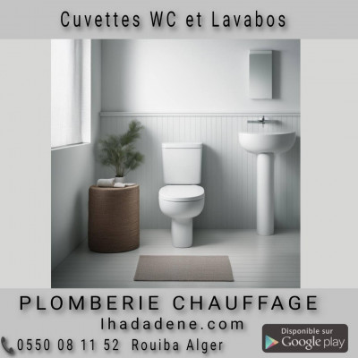 construction-travaux-cuvettes-wc-suspendues-lavabos-rouiba-alger-algerie