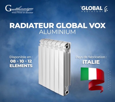 Radiateur aluminium GLOBAL VOX EXTRA (made in Italy)