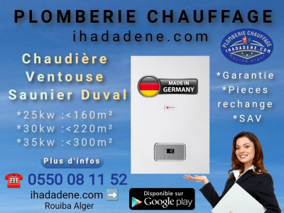 construction-travaux-chaudiere-saunier-duval-25-kw-30-35kw-a-ventouse-rouiba-alger-algerie