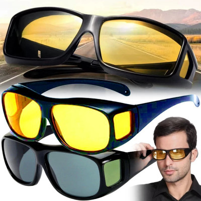 lunettes-de-soleil-hommes-conduite-hd-vision-du-jour-et-nuit-2pcs-bab-ezzouar-alger-algerie