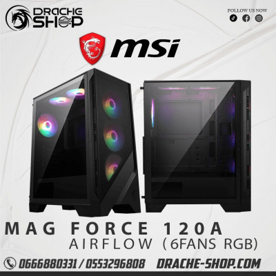 Gaming Case MSI MAG FORGE 120A AIRFLOW 6FANS RGB