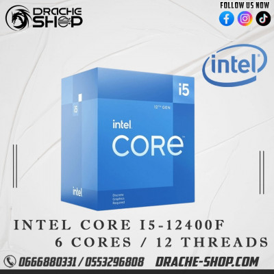 Processeur Intel Core I5 12400F (6C/12T)
