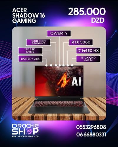 Acer shadow 16 gaming USED