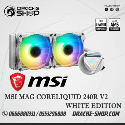 MSI MAG CORELIQUID 240R V2 White ARGB