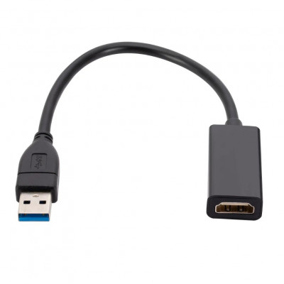 Câble convertisseur compatible USB 3.0 vers HDMI, prise en charge multi-écran