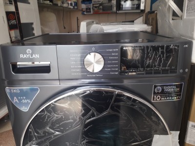Machine à laver 10.5kg RAYLAN grise