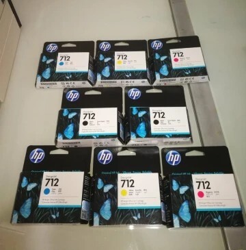 HP 712 Cartouche Originale Pour HP DesignJet T210 T230 T250 T630 T650