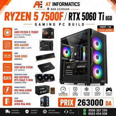central-unit-config-pc-gaming-amd-ryzen-5-7500f-avec-rtx-5060-ti-8gb-msi-trio-bab-ezzouar-alger-algeria