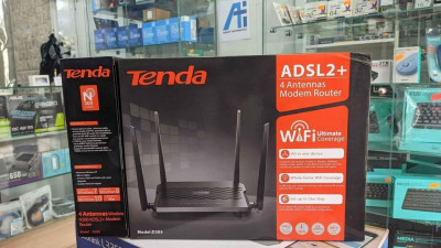 Modem Router Tenda 300M ADSL2+ D305 4 ANTENNES