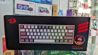 Clavier gaming Redragon K617 FIZZ 60% Wired RGB Gaming Keyboard, 61 Keys Compact Mechanical Keyboard