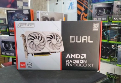 بطاقات-الرسومات-carte-graphique-asus-dual-radeon-rx-9060-xt-16gb-gddr6-white-edition-باب-الزوار-الجزائر