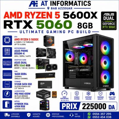 central-unit-config-pc-gaming-amd-ryzen-5-5600x-avec-rtx-5060-8gb-asus-dual-bab-ezzouar-alger-algeria