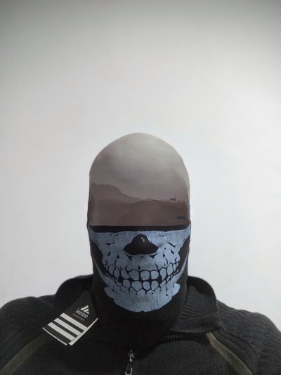 Demi cagoule Tête de Mort