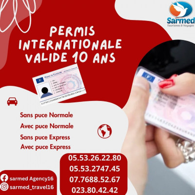autre-permis-de-conduire-international-validite-10-ans-mohammadia-alger-algerie