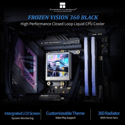 Thermalright Frozen Vision 360 ARGB - 2.88 LCD Black