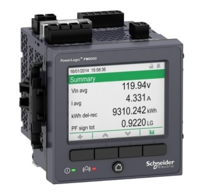 PowerLogic PM - centrale de mesure - écran intégré