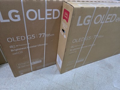 TV LG OLED EVO GALLERY EDITION 77" G5 SMART 4K 165FPS HDMI 2.1 ALPHA 11 NEW 2025 EUROPÉEN 