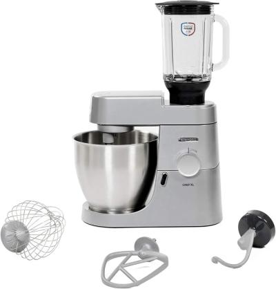 PETRIN KENWOOD CHEF XL 1200W 6.7L KVL4120S AVEC BLENDER EN VERRE 