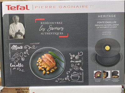 robots-de-cuisine-cocotte-tefal-pierre-gagnaire-heritage-ovale-72l-3426cm-fonte-revetement-email-oran-algerie