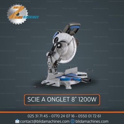 SCIE A ONGLET 8" 1200W