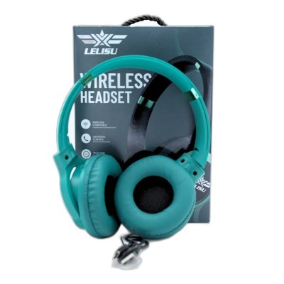 CASQUE MICROPHONE BLUETOOTH-TF CARD-AUX SANS FIL LELISU LS-225 BAT 6H