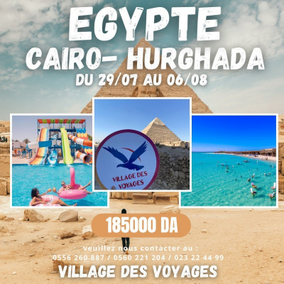 Voyage organisé en Egypte (Cairo - HURGHADA) PROMO