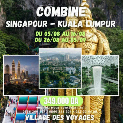 Voyage organisé entre Singapour & Kuala Lumpur - Aout 2024