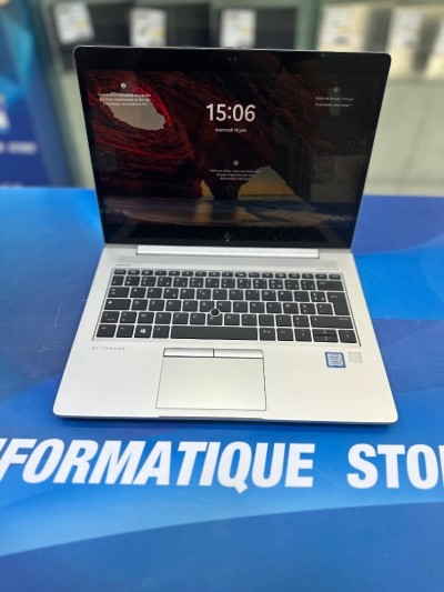 HP ELITEBOOK 830 G5  CORE : INTEL I5 / 08EME DISC : 256 GB  (SSD)  RAM : 08 GB