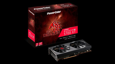 AMD Powercolor Red dragon RX5700XT 8GDDR6 (used like new)