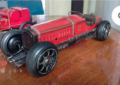 Vintage voiture métalique de collection FIAT Mephistophele X-D 7117 1923