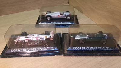 Voitures de course, Cooper F1 1959, Auto Union Grand Prix 1936, Ford T93 Indianapolis