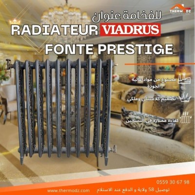 RADIATEUR FONTE VIADRUS PRISTIGE NOIR