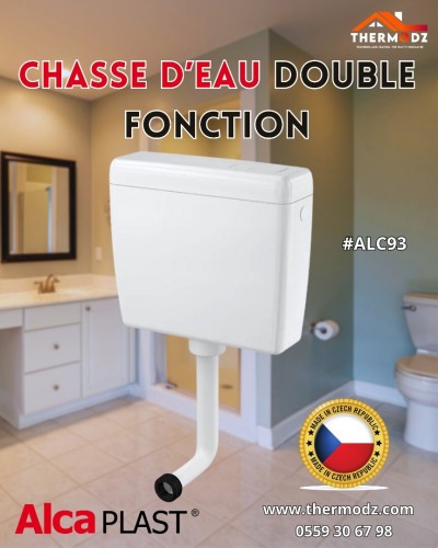 CHASSE D'EAU DOUBLE FONCTION ALCA