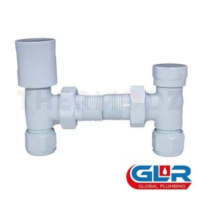 ROBINET SECHE LINGE BLANC + PEX